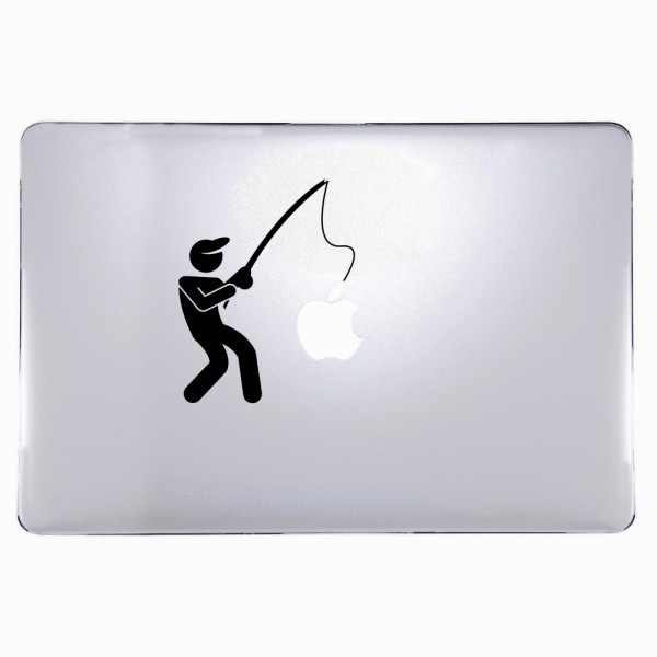 O Designz - Angler Macbook Sticker / Decal / Aufkleber