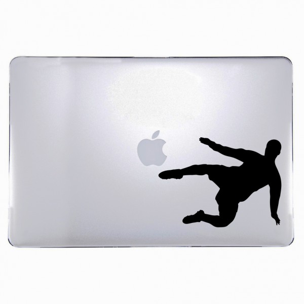 O Designz - Fussballspieler Schuss Macbook Sticker / Decal / Aufkleber
