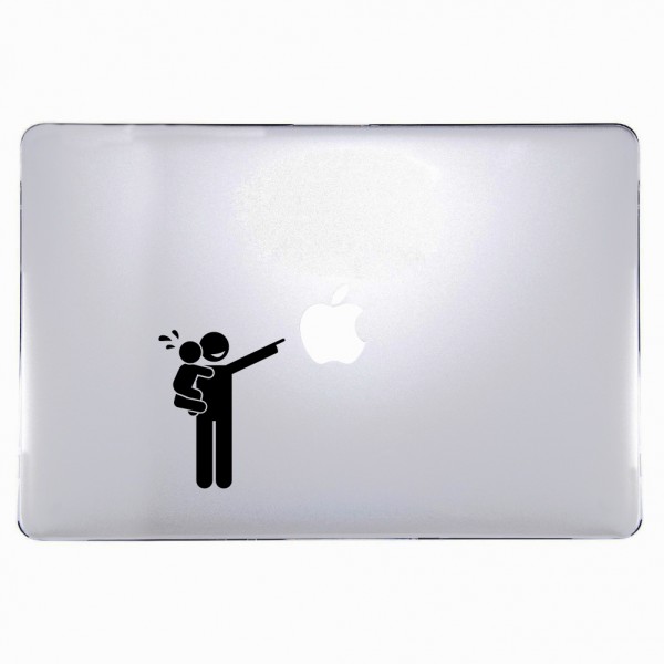 O Designz - Vater und Kind Macbook Sticker / Decal / Aufkleber