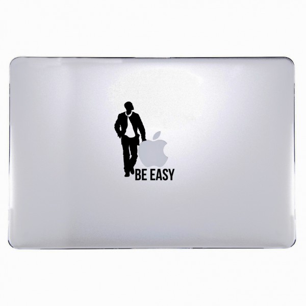 O Designz - Be Easy Macbook Sticker / Decal / Aufkleber