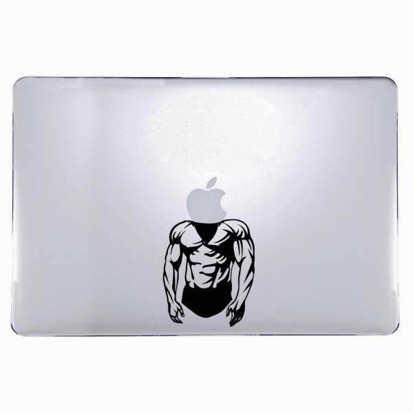 O Designz - Muskelmann Macbook Sticker / Decal / Aufkleber
