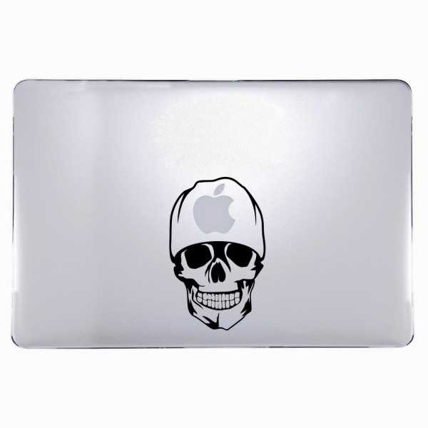 O Designz - Beanie Skull Macbook Sticker / Decal / Aufkleber