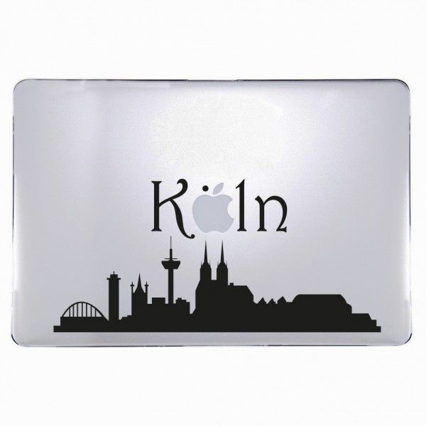 O Designz - Köln Silhouette Macbook Sticker / Decal / Aufkleber