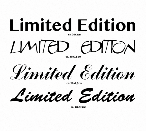 O Designz - Limited Edition Autoaufkleber Folie Decal Sticker OEM JDM DUB